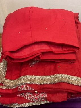 Beautiful red lehanga set